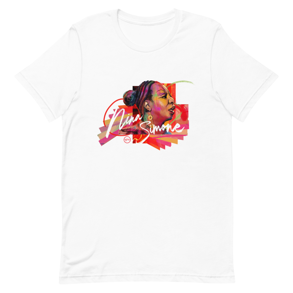 Nina's Back White T-Shirt - Nina Simone Official Store