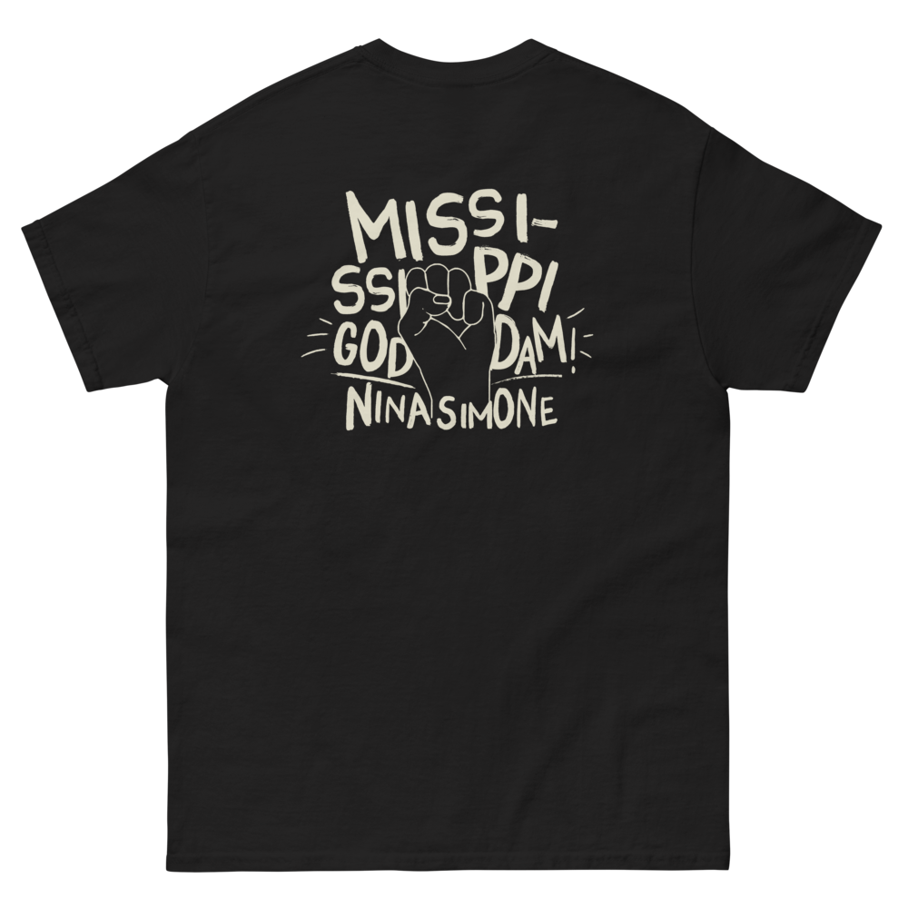 Mississippi Goddamn Anniversary T-Shirt (Black) Back