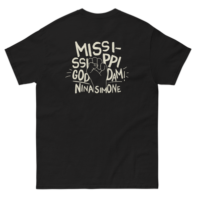 Mississippi Goddamn Anniversary T-Shirt (Black) Back