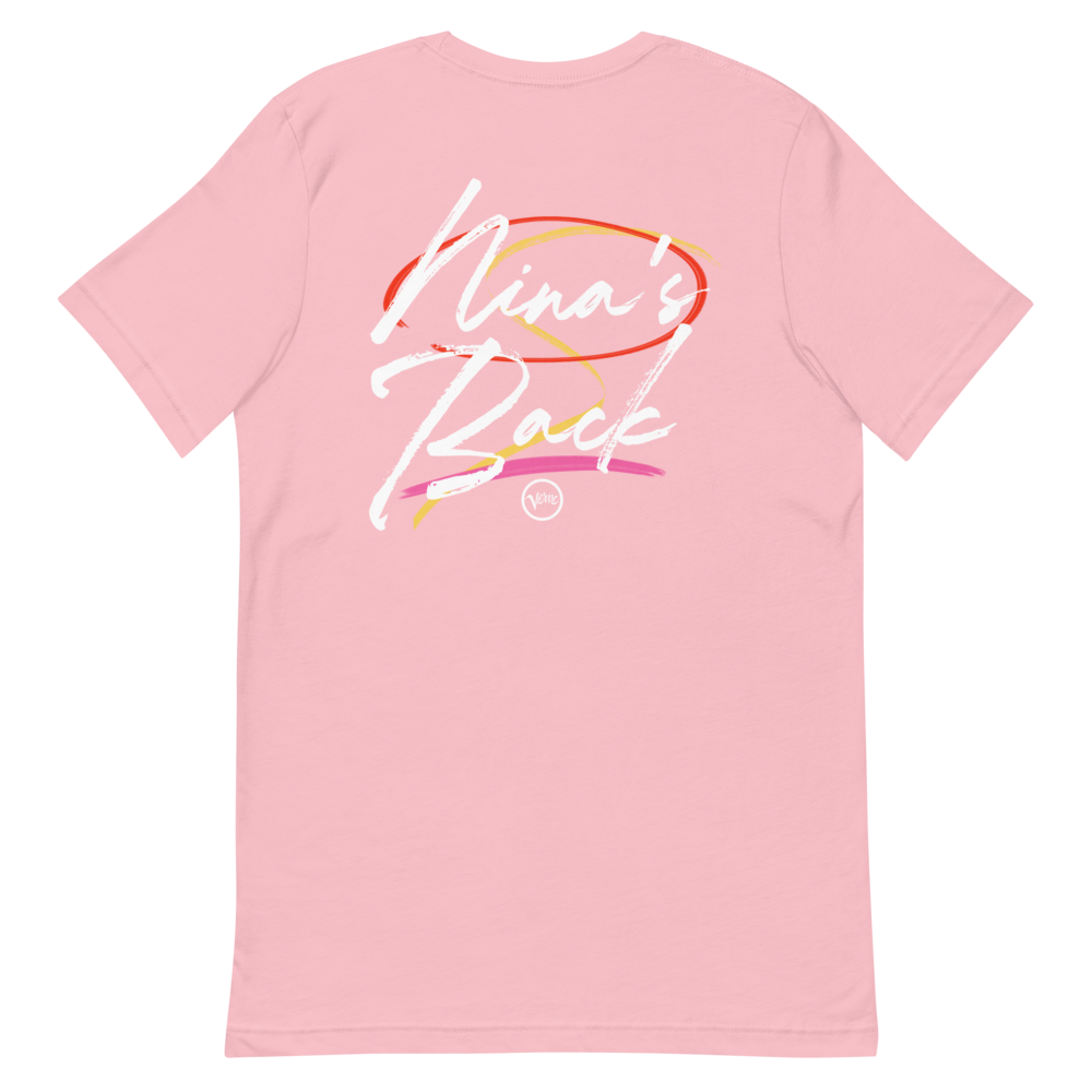Nina's Back Pink T-Shirt Back