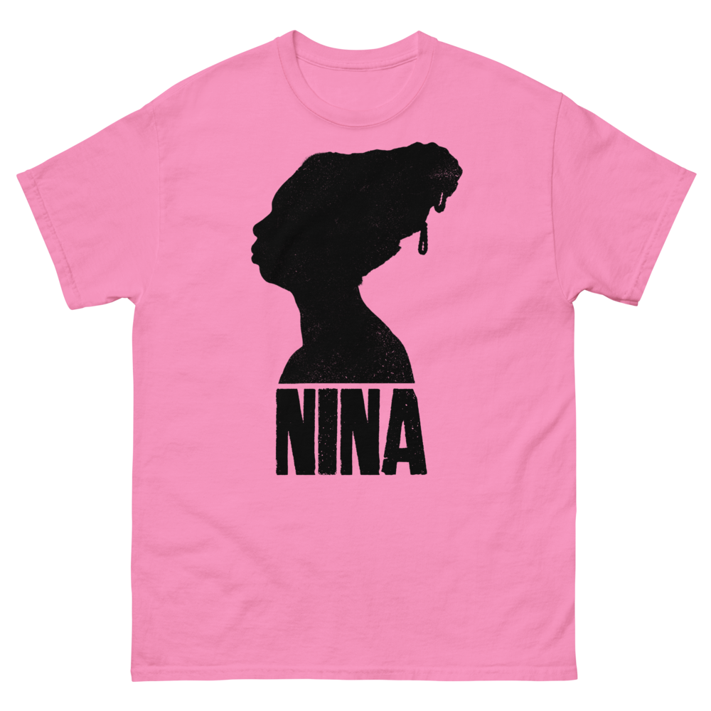 NINA Black Silhouette T-Shirt lilac