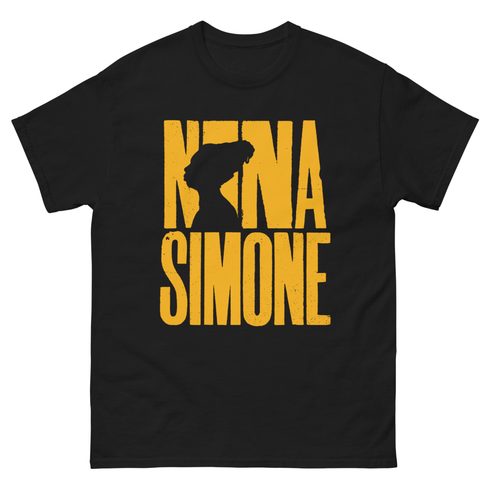 Nina Simone Silhouette Black T-Shirt