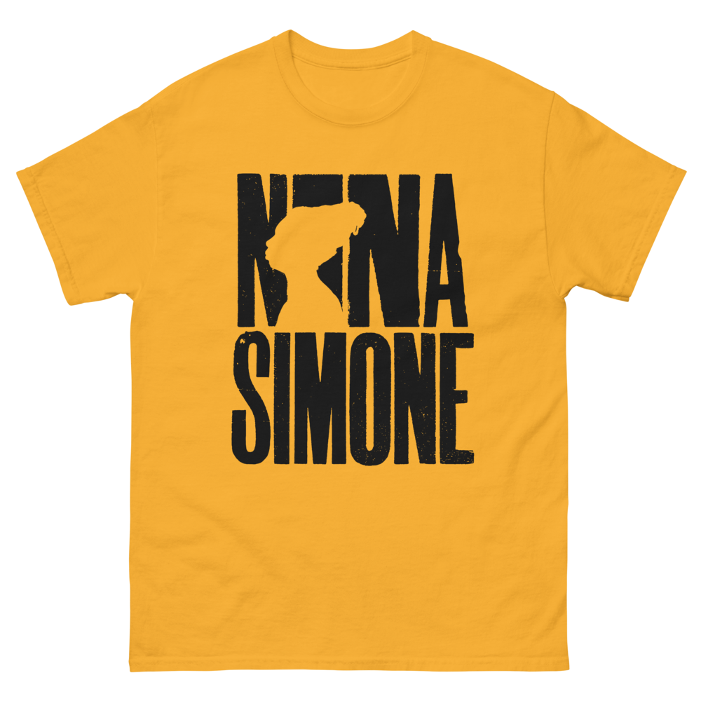 Nina Simone Silhouette Gold T-Shirt