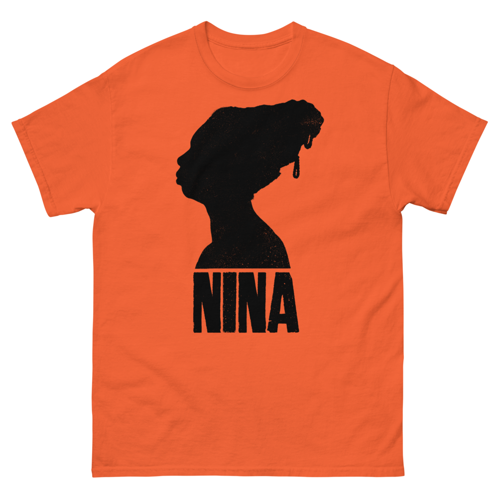 Nina Simon ニーナシモン Tシャツ 洋楽 ソウル Nina Simone/ニーナシモン】5.6オンス Tシャツ/WH/ST- 225 | バン